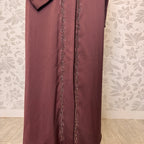 Abaya A003 sleeve Cut Dana hand work closeup abaya online Pakistan
