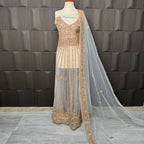Bridal Maxi Hand Work Gold – BM004