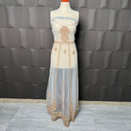 Bridal Maxi Hand Work Gold – BM004