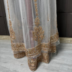 Bridal Maxi Hand Work Gold – BM004