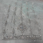 Bridal Maxi Hand Work Light Ice Blue - BM002