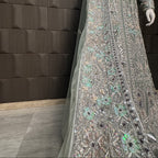 Bridal Maxi Hand Work Light Pista - BM007