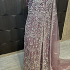 Bridal Maxi Hand Work Light Purple - BM010