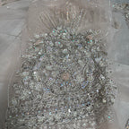 Bridal Maxi Hand Work Smoke Grey - BM001
