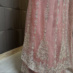 Bridal Maxi Hand Work Tea Pink - BM006