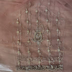 Bridal Maxi Hand Work Tea Pink - BM006