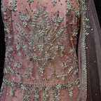 Bridal Maxi Hand Work Tea Pink - BM006