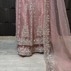 Bridal Maxi Hand Work Tea Pink - BM006