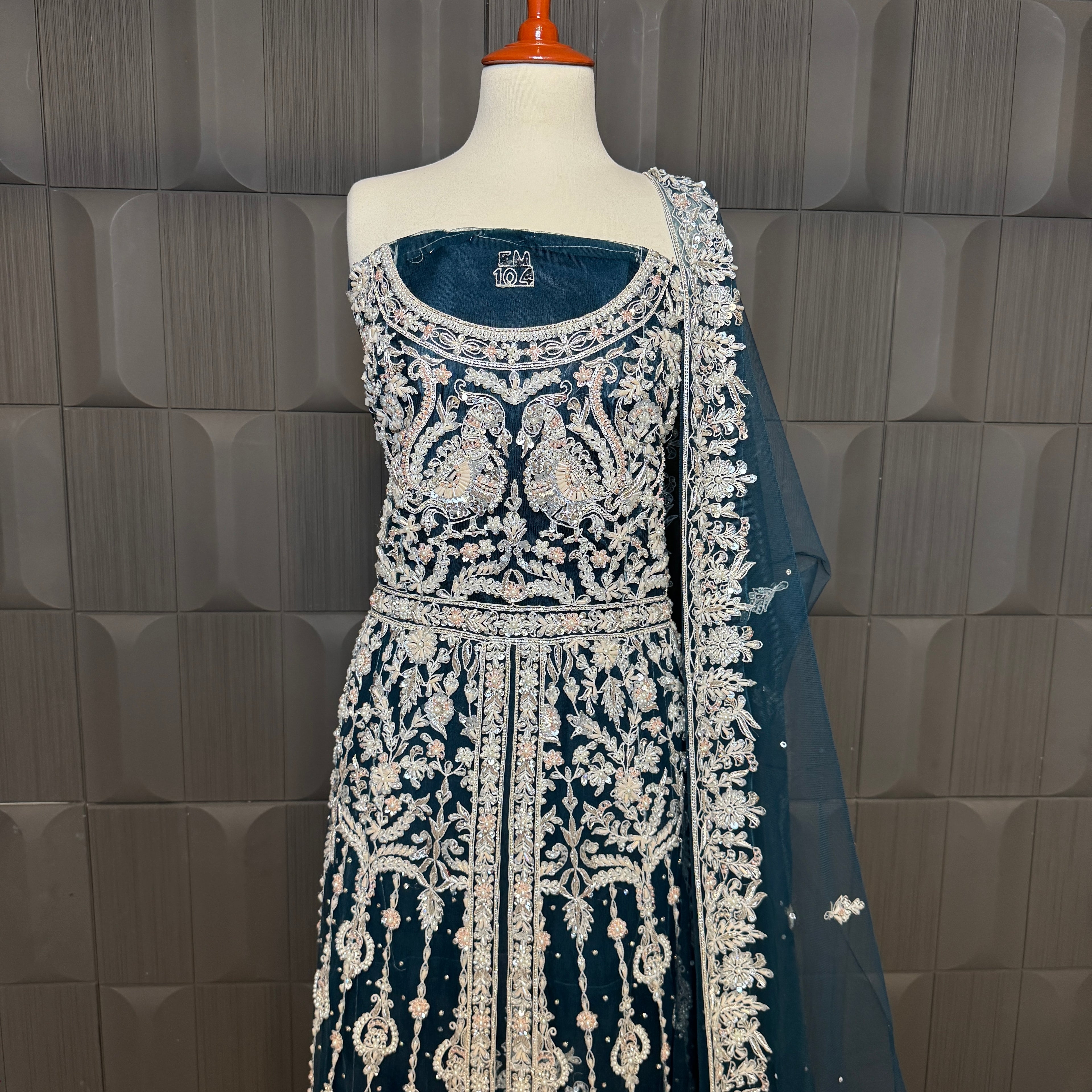 Bridal Maxi Hand Work Zinc - BM011