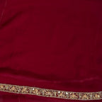 Wedding lehenga hand work shirt with tilla kora and jewelry material embroidery back