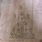 Bridal Maxi Sleeves BM025 Grey – Heavy Hand Work Embellishment Net Suit Pakistan
