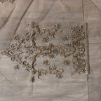 Bridal Maxi Sleeves BM024 Peach – Heavy Hand Work Embellishment Net Suit Pakistan
