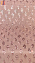 Casual Embroidery Suit Peach 3pcs Unstitched – Crinkle Chiffon Thread Work Dress for Women
