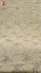 Casual Embroidery Suit Mehndi Crinkle Chiffon – Thread Work Suit Design Pakistani Unstitched C002
