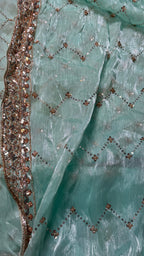 Cut Dana Embroidery Suit 4Pcs – Silk Partywear | CD002