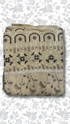 Embroidery organza suit skin gold folded winter partywear unstitched PWT012 Pakistan
