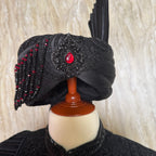 sherwani kulla black – traditional cap for sherwani for men wedding
