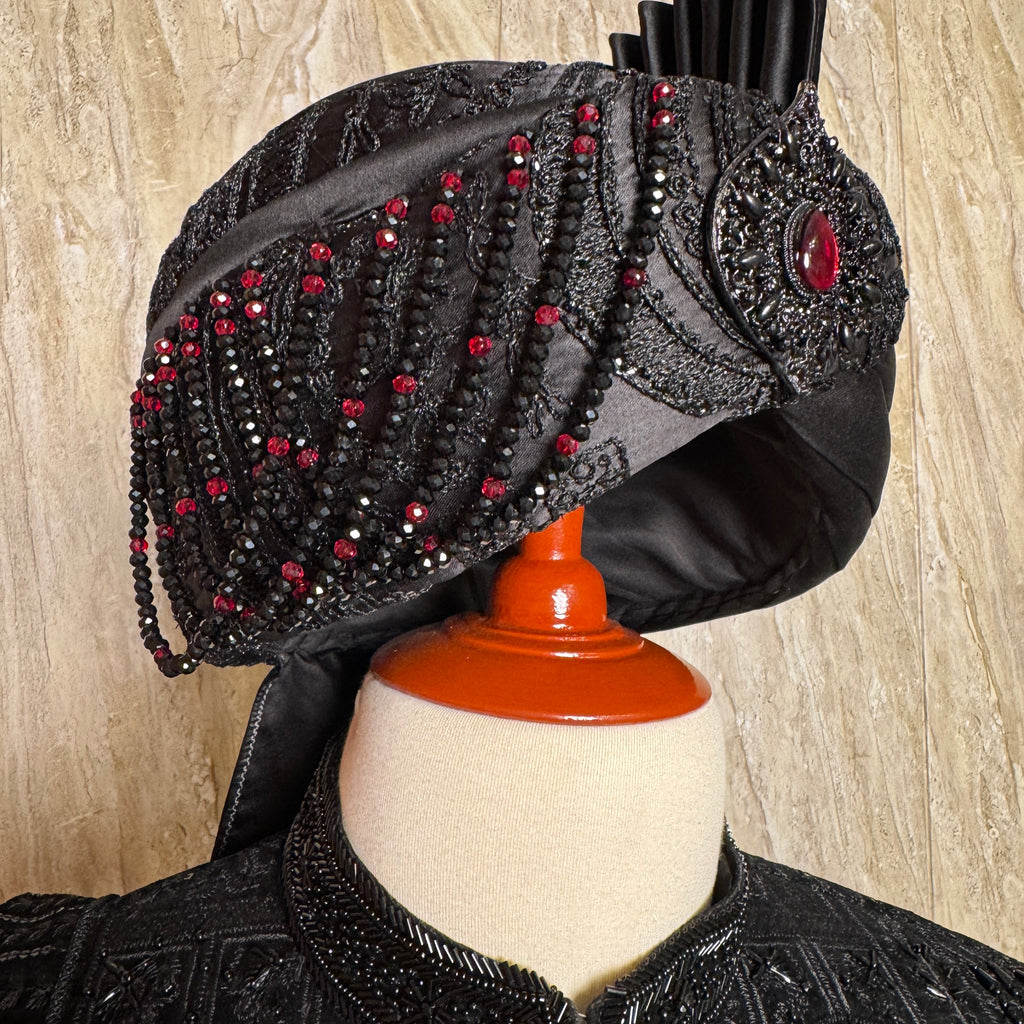 sherwani kulla black – traditional cap for sherwani for men wedding
