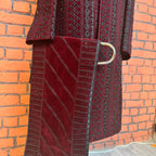 sherwani shawl maroon Raw silk – complete sherwani for men set by The Akbar Mall
