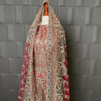 Indian Bridal Lehenga BL005 – Deep Anari Red Net with Machine, Tilla & Embroidery Work