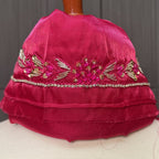 Party Wear Hand Work 4Pcs Unstitched Suit in Red – PW007