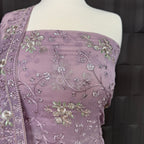 Thread work dresses PWT008 shirt view – crinkle chiffon with embroidery thread work Pakistani thread work suit design
