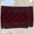 sherwani shawl cream Raw silk – complete sherwani for men set by The Akbar Mall
