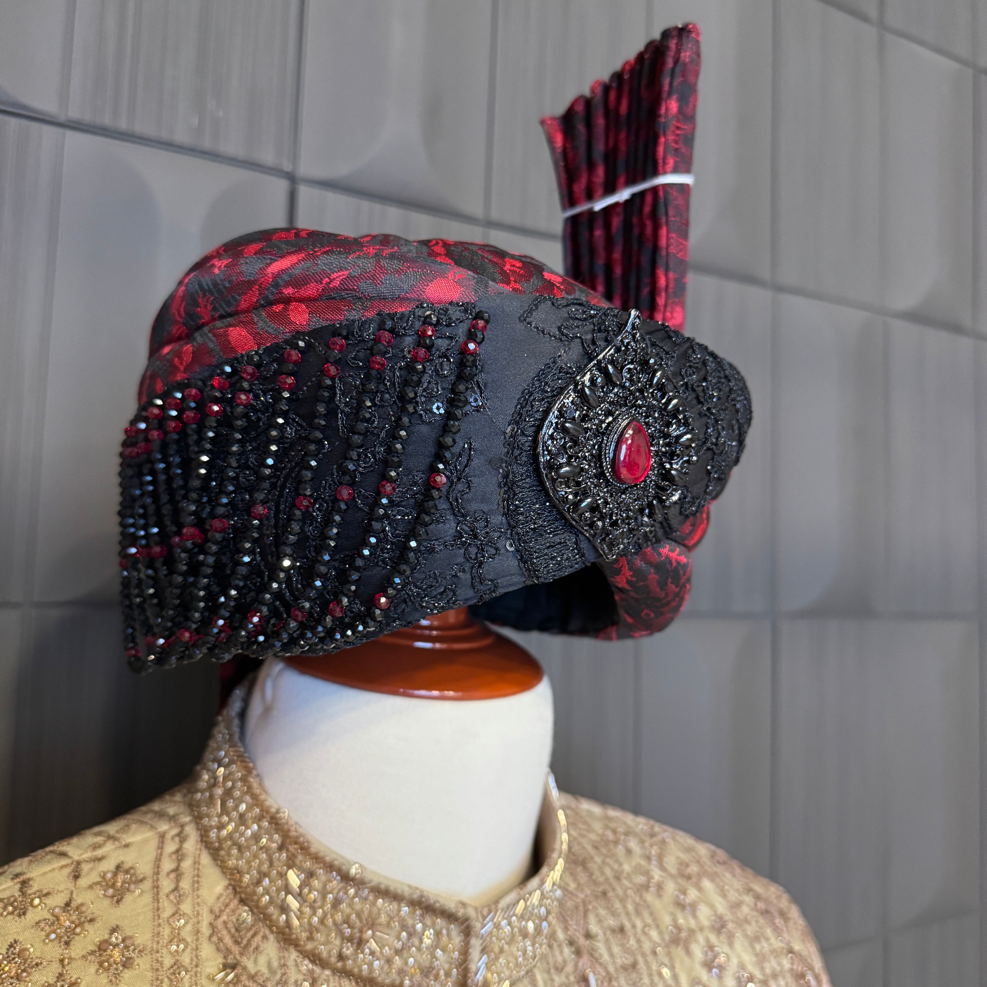 sherwani kulla skin gold – traditional cap for sherwani for men wedding
