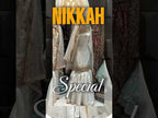 Party wear dresses in Pakistan PW038 shirt view – white net with hand embroidery front work garara nikah suit
